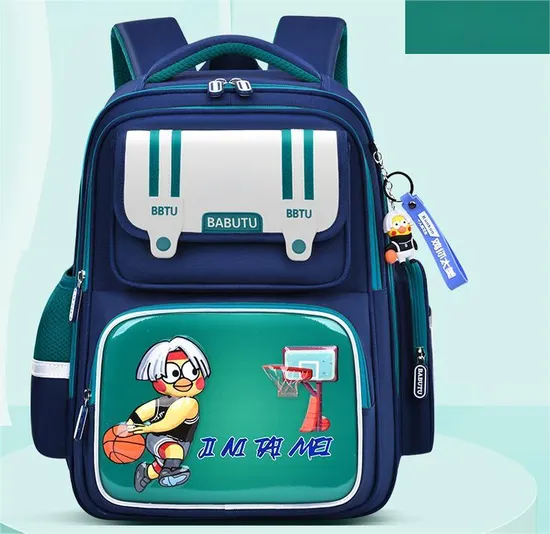 Primary School Students Girls and Boys New 2024 Load Reduction and Spine Protection Children′s Backpack