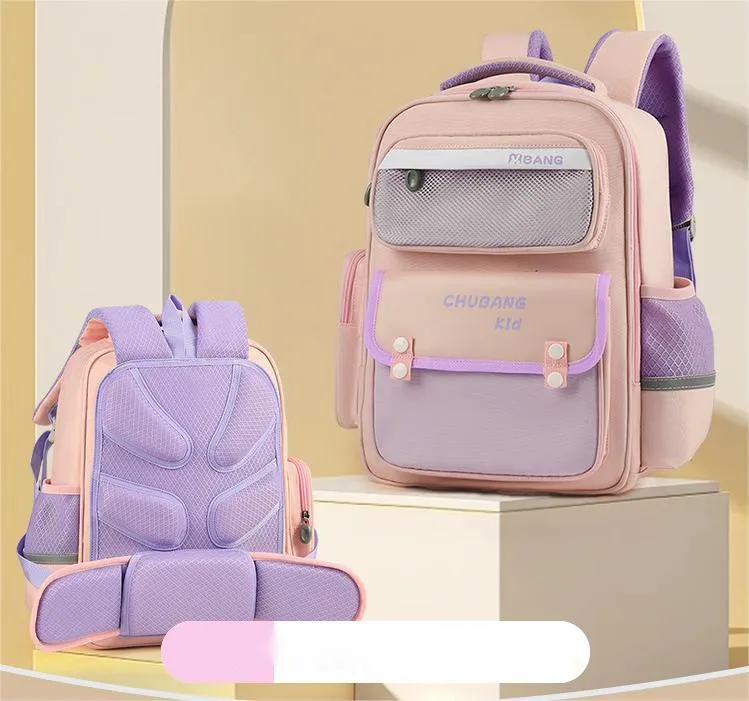 2024 New Lightweight Large Capacity Children&prime;s Backpack for Elementary School Students