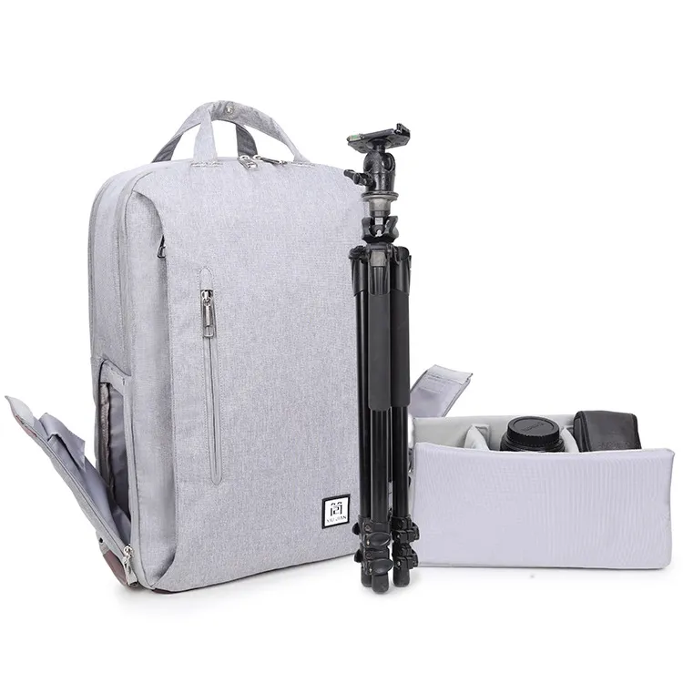 Factory Sales SLR Camera Backpack Fashionable Waterproof Digital Outdoor Travel Camera Backpacks