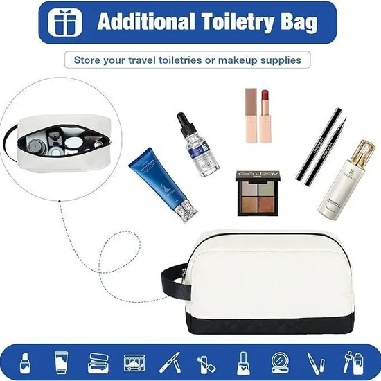 Men′s Business Foldable Travel Bag Short Distance Travel Handheld One Shoulder Waterproof Multi Functional Pull Rod Suit Bag Cross Border