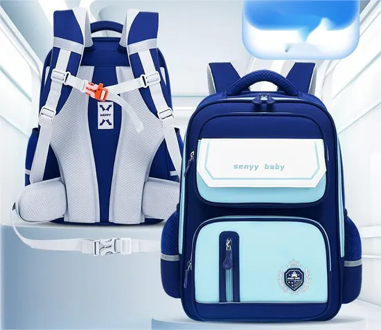 2024 New Primary School Schoolbag Children′s Shoulder Anti Splashing Large Capacity Oxford Schoolbag