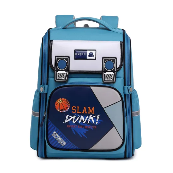 New Children′s Primary School Backpack with Spine Protection and Reduced Load Water Repellent Large Capacity