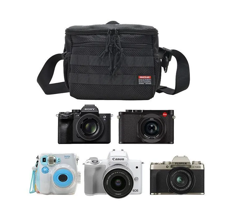 DSLR Camera Bag for Outdoor Portable Crossbody Photography Bag Camera Lens Storagewaterproof Bag