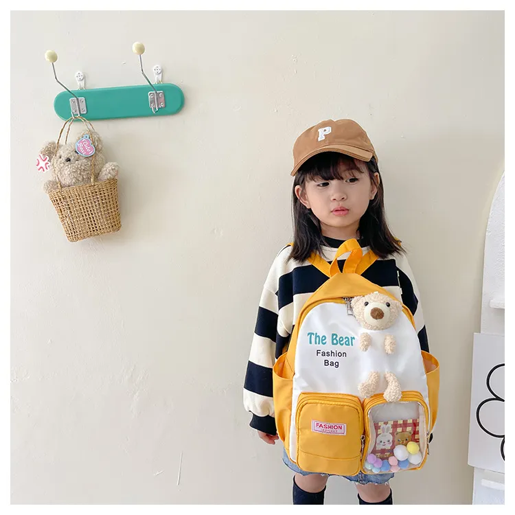 New Children&prime;s Backpack Cartoon Backpack Breathable and Wear-Resistant Backpack