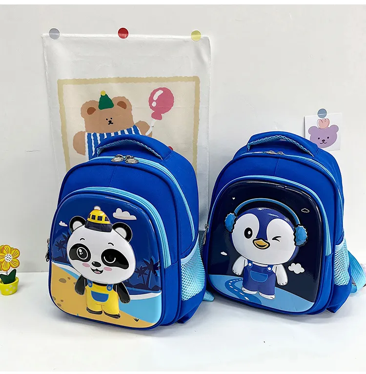 Cartoon Cute Elementary School Backpack with Large Capacity Load Reducing and Spine Protecting Backpack