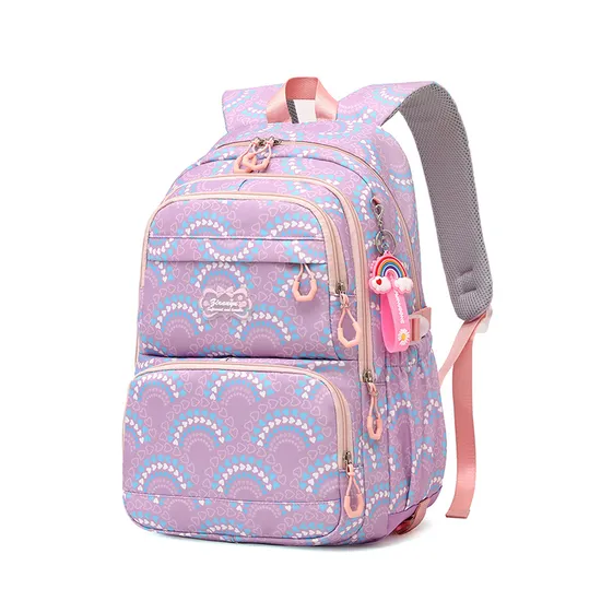 New Student Backpack for 4th -6th Grade Girls with Large Capacity Load Reducing Backpack