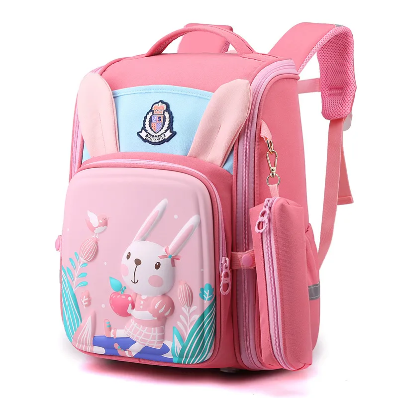 New Backpack for Elementary School Students in Grades 2-5 Boys and Girls Lightweight Spine Protection Backpack
