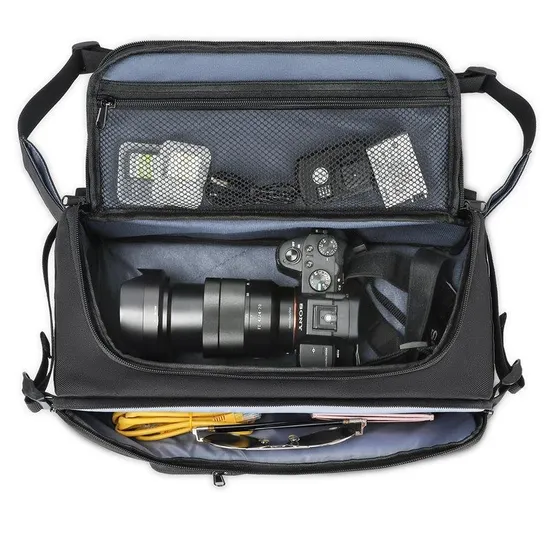 SLR Camera Compartment Cotton Large Capacity Convenient Waterproof Single Shoulder Diagonal Digital Camera Bag