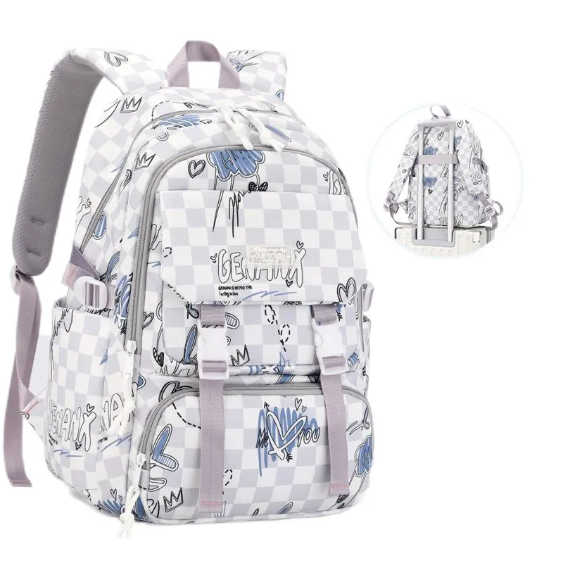 New Childrens Backpack Large Capacity Backpack for Junior High School Students in Grades Three to Six,