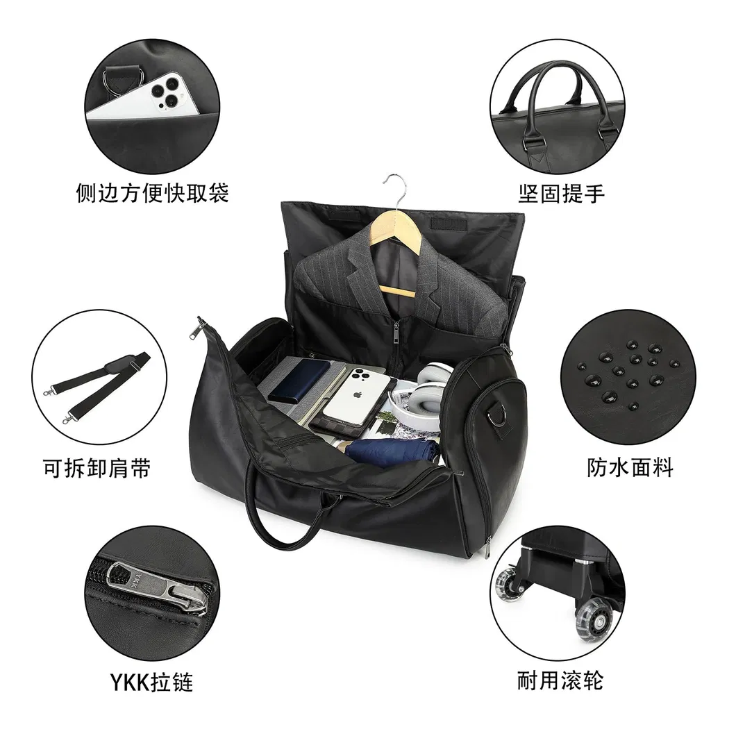 Suit Bag Cross-Border New Clothing Luggage Bag Large Capacity Foldable Customized by Manufacturers