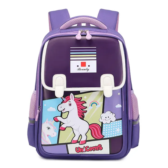 2024 New Dinosaur Unicorn Primary School Students Load Reduction and Backbone Protection Backpack