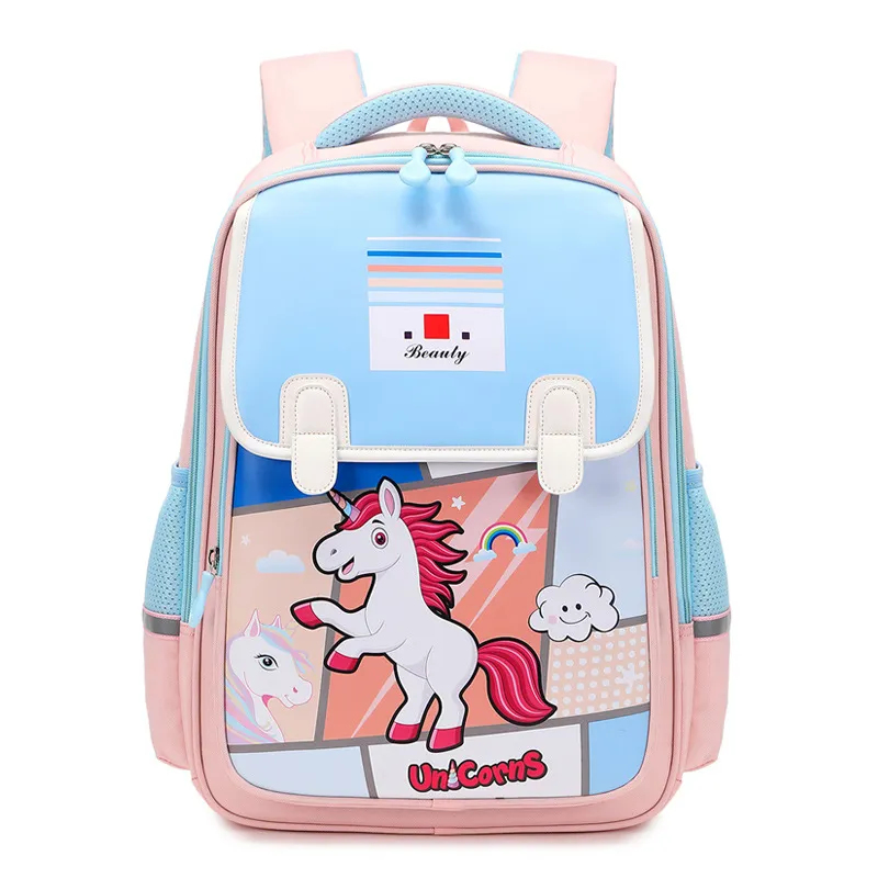 2024 New Dinosaur Unicorn Primary School Students Load Reduction and Backbone Protection Backpack