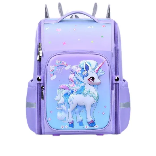 2024 New 3D Hard Shell Primary School Student Backpack Large Capacity Children′s Backpack