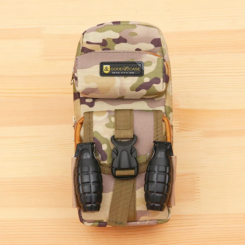 Camouflage Zipper Pencil Case for Male Primary and Secondary School Students Pencil Case Pouch