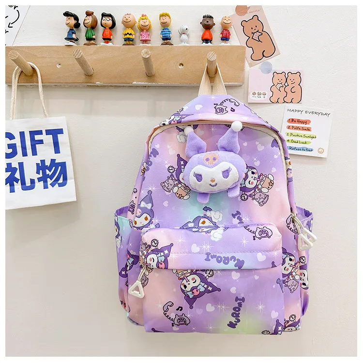 New Children&prime;s School Backpack Cute Cartoon Load Reduction Kindergarten Backpack