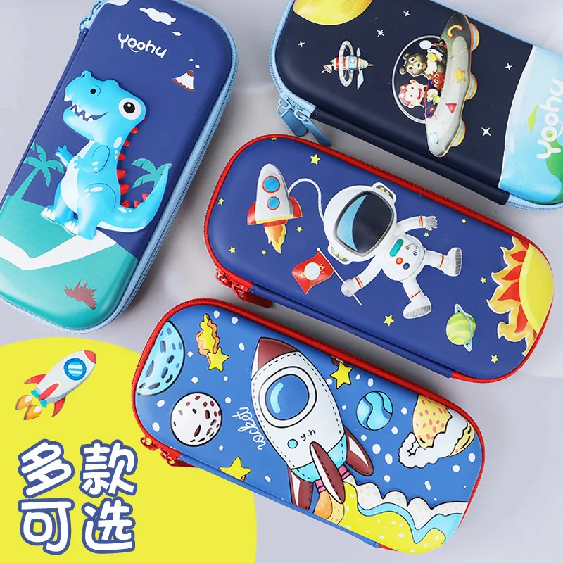 New EVA Pen Bag Stationery Box Creative Cartoon Elementary School Pen Box