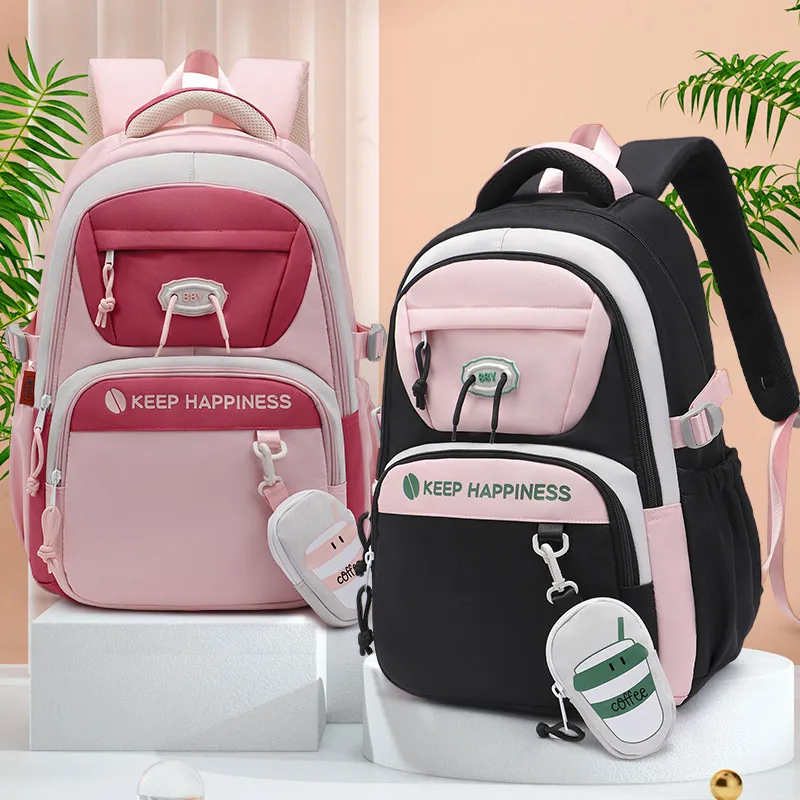 New Large Capacity Junior High School Backpack for College Students Waterproof Backpack