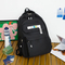 2023 New Leisure Backpack Solid Color Waterproof and Wear Resistant High School Backpack