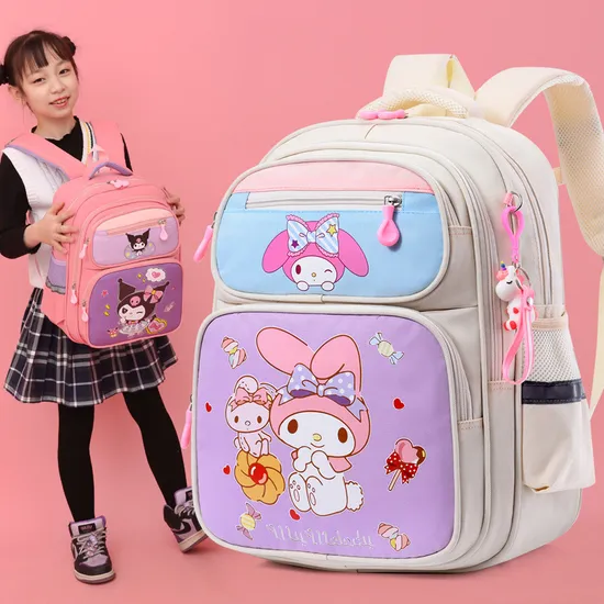 Kulomi Elementary School Student′s New Cartoon Backpack with Large Capacity Anti Splashing Lightweight Backpack