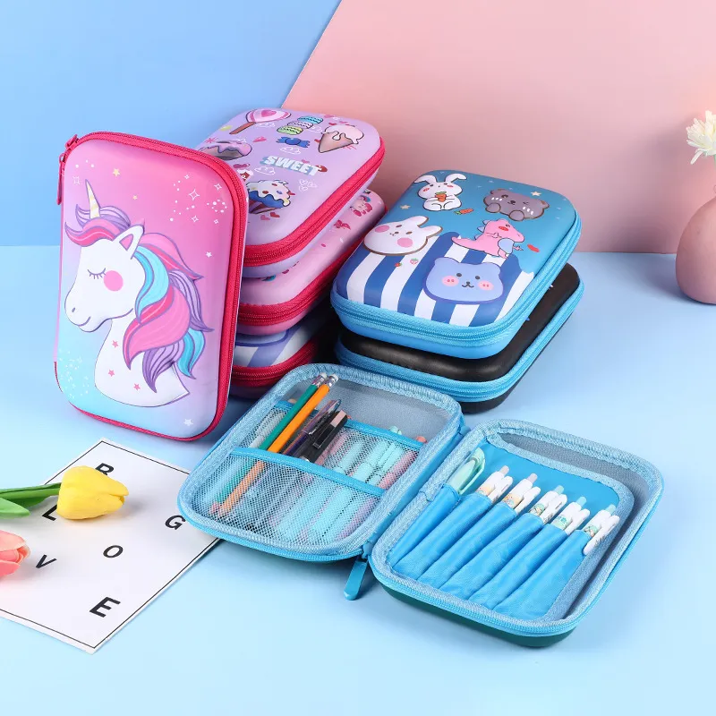 Cartoon Large Stationery Box 3L Large Capacity Pencil Case Multifunctional Primary School Pencil Case