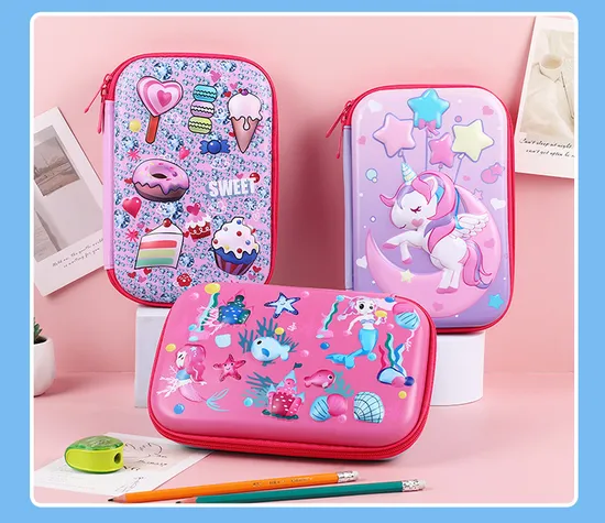 Cartoon Large Stationery Box 3L Large Capacity Pencil Case Multifunctional Primary School Pencil Case