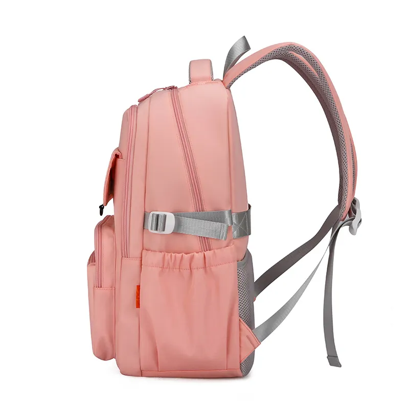 New Student School Bag Multi Functional Little Bear Girl Large Capacity Backpack