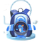 New Kindergarten Backpack Male Cartoon Cute 3D Preschool Lightweight Children′s Shoulder Mini Backpack