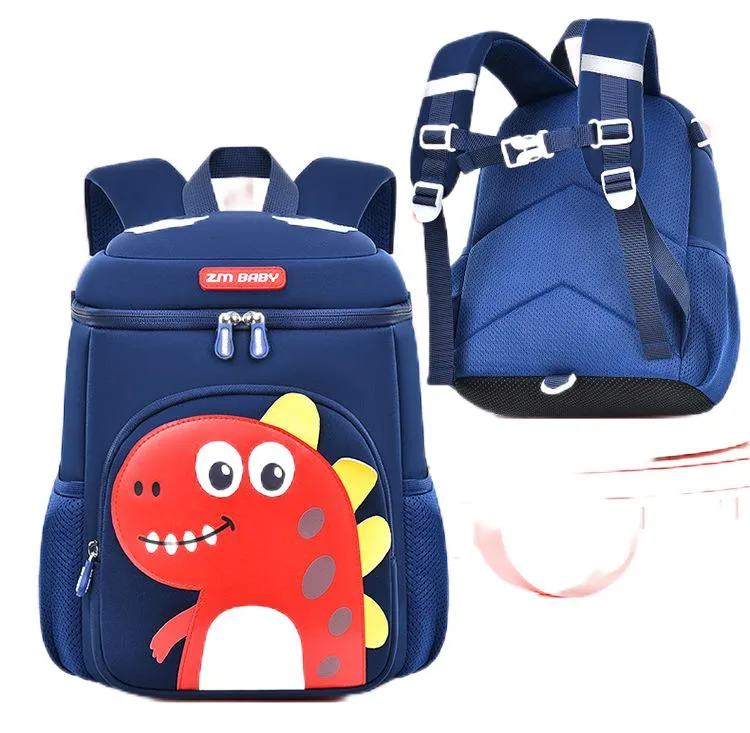 New Kindergarten School Backpack Cute Dinosaur Cartoon Backpack for Boys and Girls Mini Bag Backpack