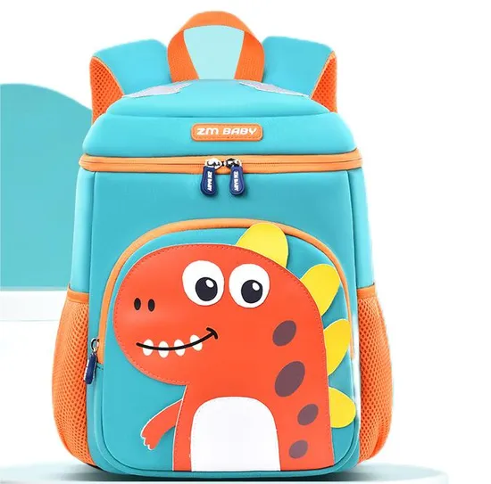 New Kindergarten School Backpack Cute Dinosaur Cartoon Backpack for Boys and Girls Mini Bag Backpack