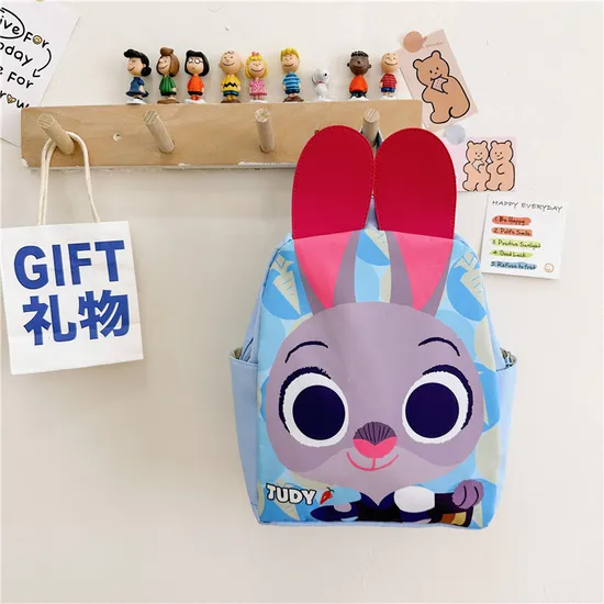 Kindergarten Backpack Cute Cartoon Lightweight Backpack Children′s Load Reducing Backpack