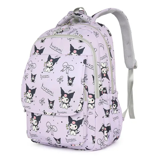 Kuromi′s New Student Backpack Is Lightweight and Large Capacity Oxford Cloth Backpack
