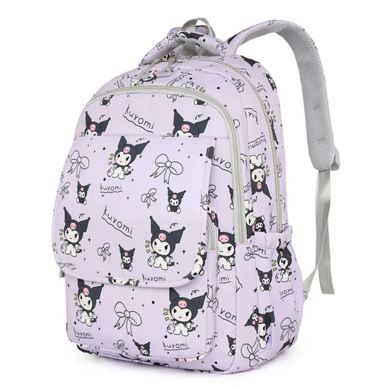 Kuromi′s New Student Backpack Is Lightweight and Large Capacity Oxford Cloth Backpack
