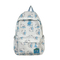 New Junior High School Nylon Backpack Cute Cartoon Hanger Print Large Capacity Boys and Girls School Backpack