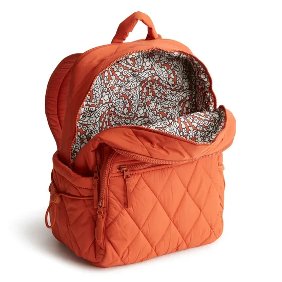 Embroidered Double Shoulder Backpack 2024 New Cotton Clip Student Cotton Cloth Backpack
