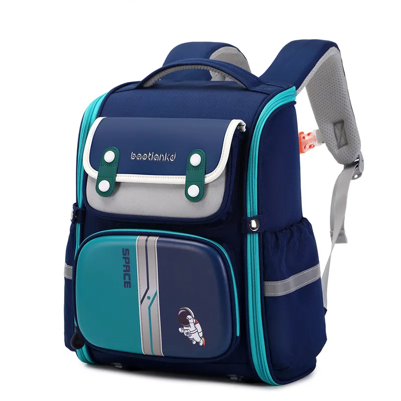 2024 New Primary School Backpack Light Fashion British Load Reducing Spinal Protection Backpack