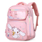 Elementary School Cartoon Fresh Backpack for Stress Relief and Spine Protection Backpack with Multiple Compartments and Large Capacity Backpack