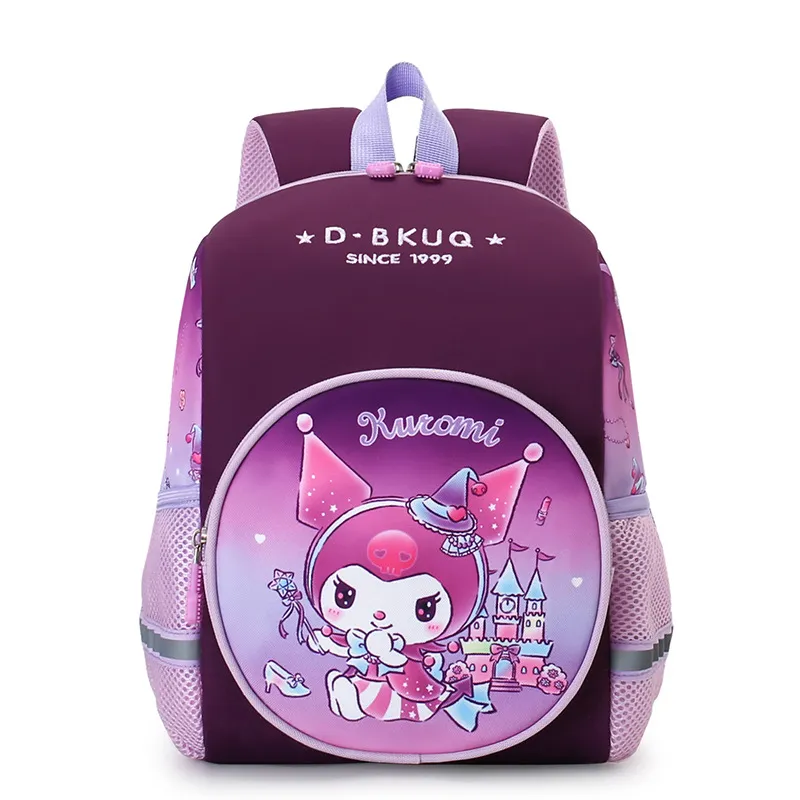 New Children&prime;s Cartoon Fashion School Bag with Large Capacity and Lightweight Nylon Melody Kindergarten Backpack