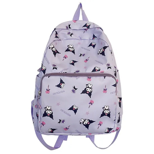 New Student Cute Backpack Nylon Cartoon Large Capacity Multi Color Lightweight Backpack
