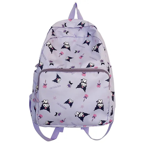 New Student Cute Backpack Nylon Cartoon Large Capacity Multi Color Lightweight Backpack