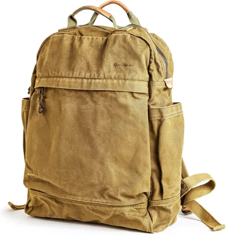 Retro Canvas Outdoor Waterproof Mountaineering Travel Backpack