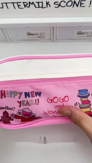 Cute Cartoon Pencil Case Student Stationery Bag Large Capacity Pencil Case