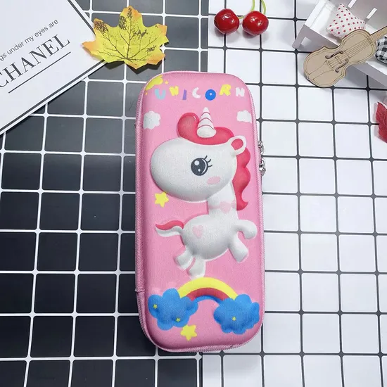 New Pencil Case Double Layered Primary School High Capacity Girls Stationery Box Storage