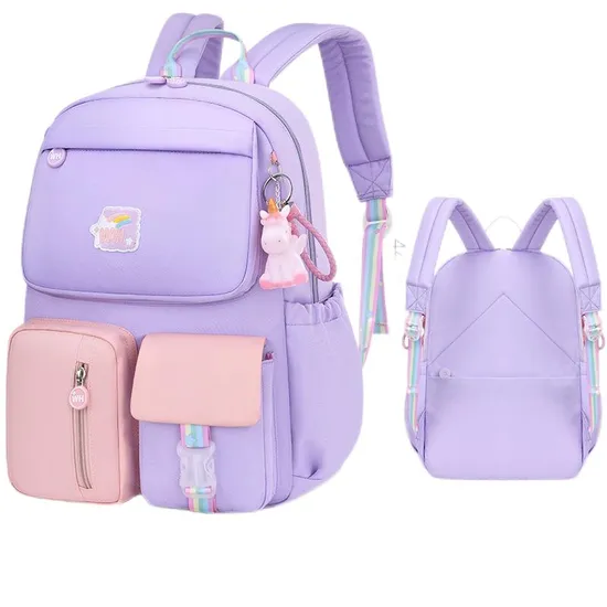 2024 New School Bag for Elementary School Girls Super Light Weight Reducing Princess Backpack