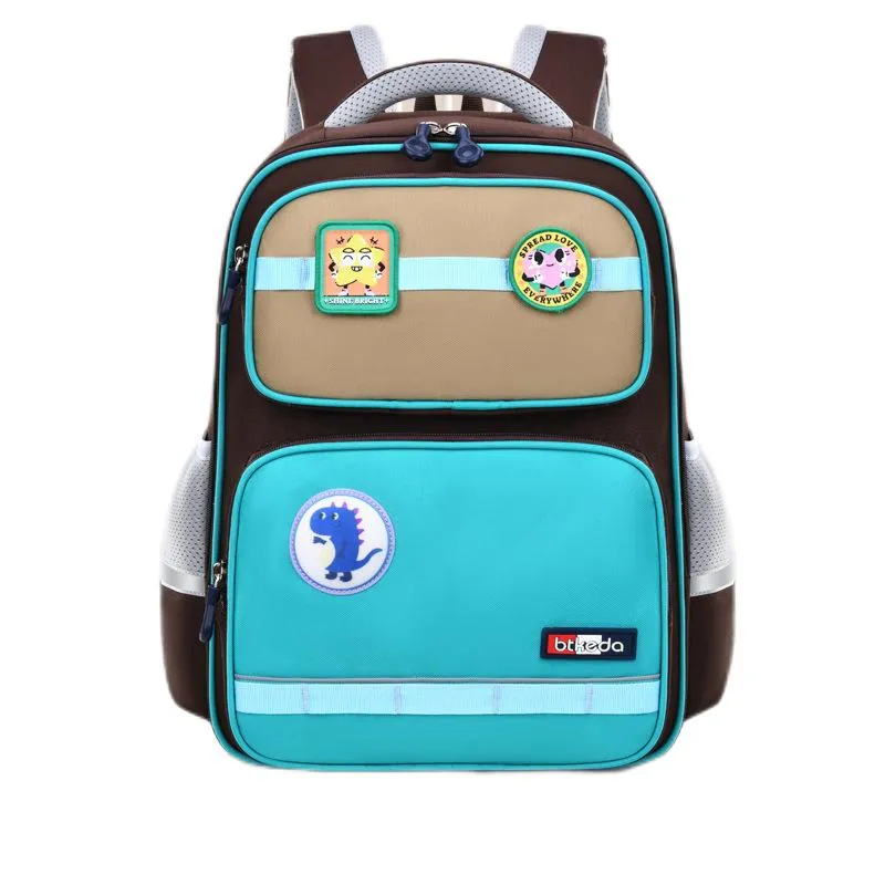 Backbone Protection Backpack for Primary School Students in Grades 2-6 Reducing Weight for Boys and Girls Children&prime;s Backpack