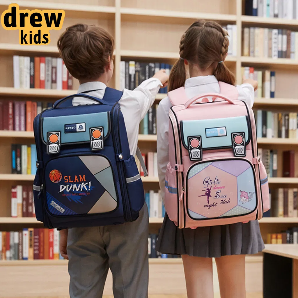 New Cartoon Anime Fashionable Primary School Students Load Reduction Spinal Protection Backpack
