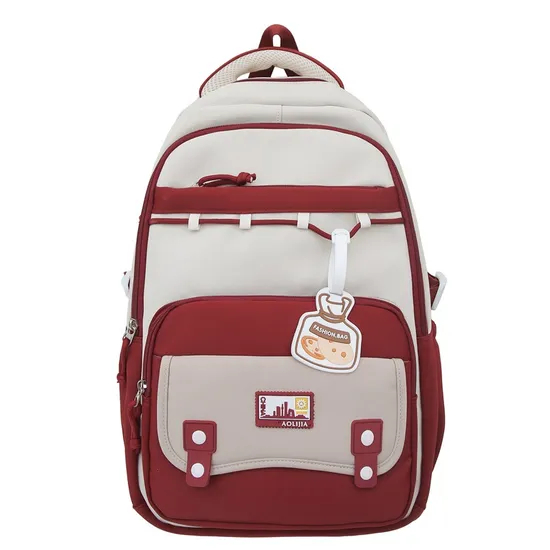 2024 Backpack for Male and Female Students Large Capacity Leisure Travel Backpack