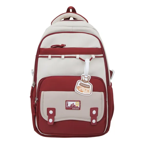 2024 Backpack for Male and Female Students Large Capacity Leisure Travel Backpack