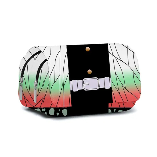 Double Layered Pencil Case with Large Capacity Cartoon Stationery Storage Box for Elementary School Students Pencil Pouch