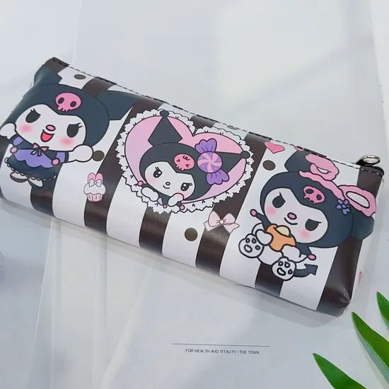 New Cartoon Large Capacity Pen Bag Cute Stationery Bag Storage Bag
