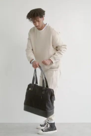 Custom Size Logo Unisex Canvas Travel Duffel Duffle Weekender Tote Bag with Shoulder Strap Bottom Shoes Compartment
